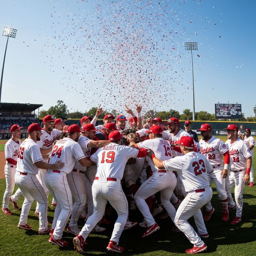 Elite Squad Baseball team celebrating a championship win